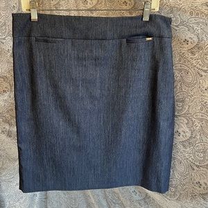 Jean lux mini skirt